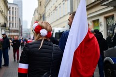 Warszawa: Ostatnie przygotowania do marszu "Dla Ciebie Polsko" 