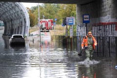 Warszawa po nawałnicach i ulewach