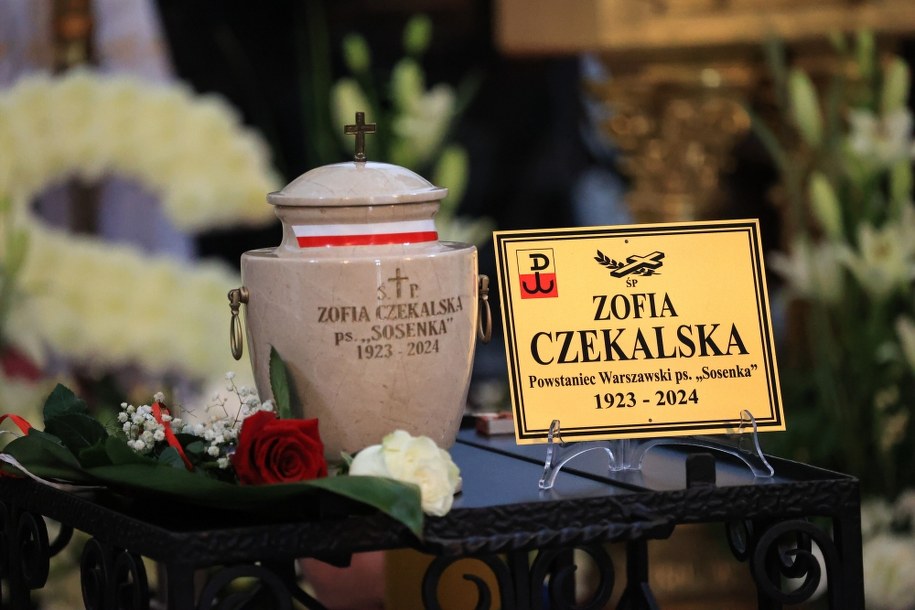 WARSZAWA POGRZEB ZOFII CZEKALSKIEJ SOSENKI /Szymon Pulcyn /PAP