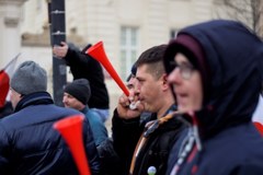 Warszawa: Protest rolników 