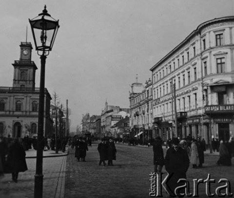 Warszawa przed 1914, ulica Marszałkowska /Fot. Ośrodek KARTA /