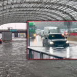 Warszawa przegrała z opadami deszczu. Woda zalała samochody na trasie S8