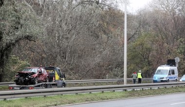 Warszawa. Wypadek na Wisłostradzie