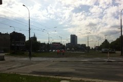 Warszawa: Zapadła się ulica w rejonie ronda Daszyńskiego 