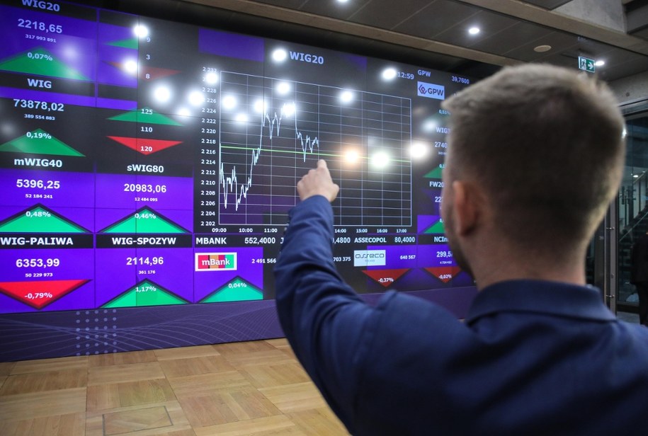 Warszawska GPW / 	Albert Zawada /PAP