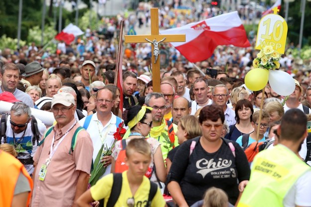 Warszawska Piesza Pielgrzymka na Jasnej Górze /Waldemar Deska /PAP