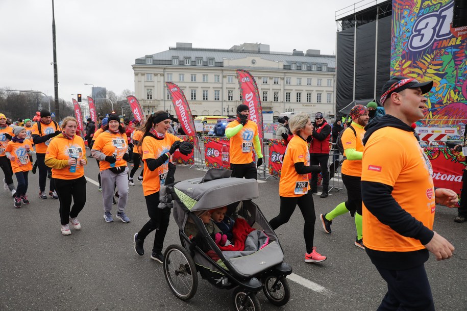 Warszawski Bieg WOŚP "Policz się z cukrzycą" /Albert Zawada /PAP