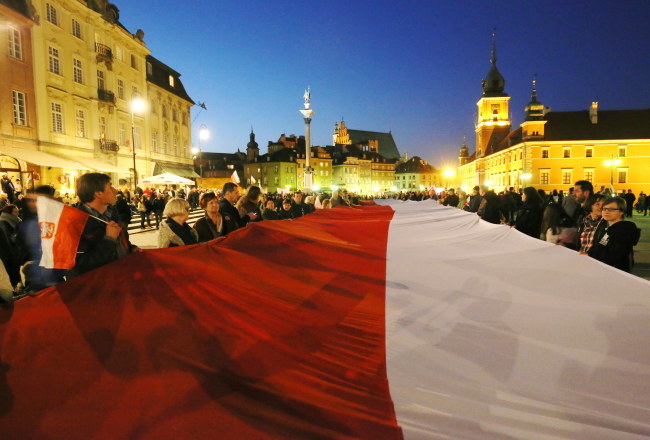 Warszawski marsz pamięci /PAP/Paweł Supernak /PAP