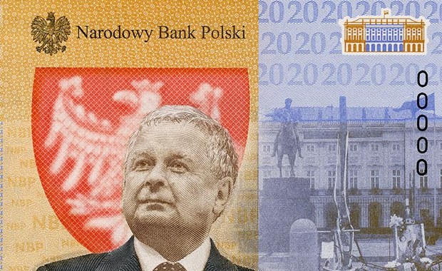 "Warto być Polakiem". NBP wypuszcza banknot i monetę upamiętniające Lecha Kaczyńskiego