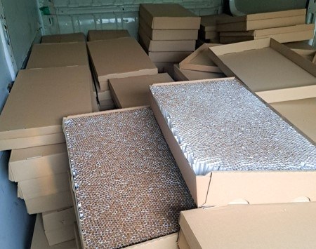 Wartość nielegalnego tytoniu to ponad 500 tys. złotych /Straż graniczna Warmińsko-mazurska