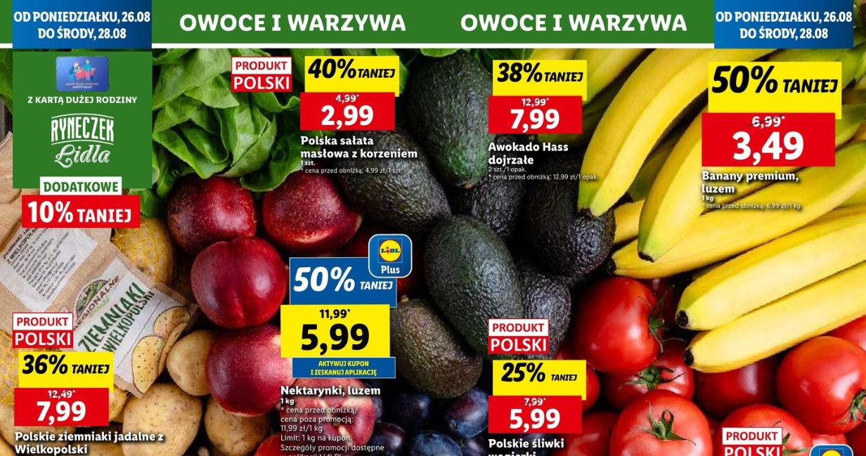 Warzywa i owoce na promocji w Lidlu /Lidl /INTERIA.PL