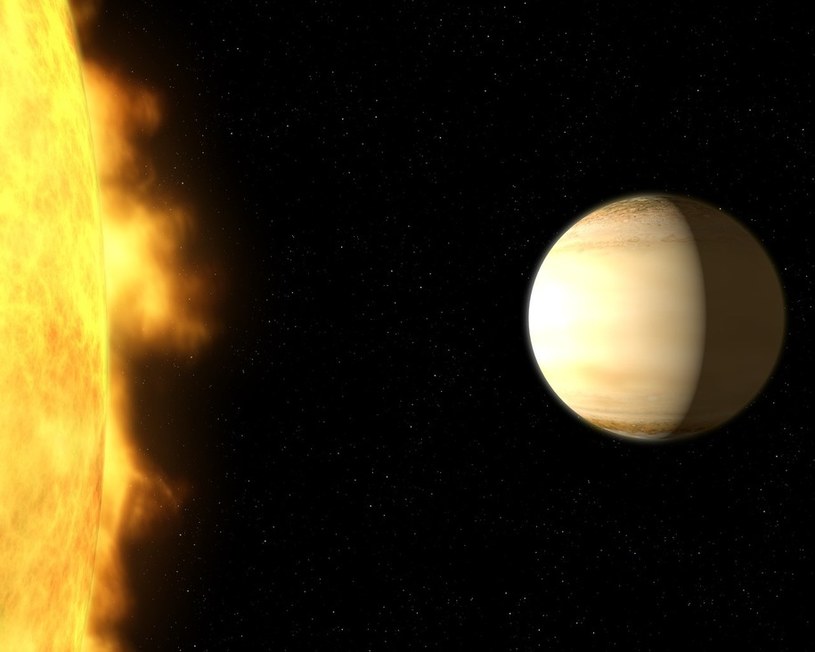 WASP-39b jest osiem razy bliżej swojej gwiazdy, niż Merkury Słońca /NASA