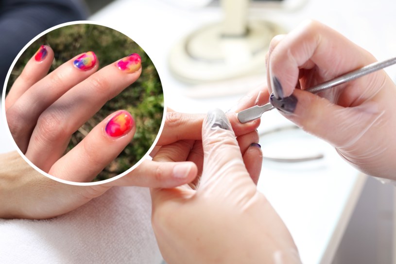 Watercolor nails są zarazem unikatowe i uniwersalne /123RF/PICSEL