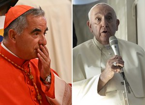 Vaticano: Se ha publicado una grabación de una conversación con el Papa.  El juicio del cardenal al fondo.