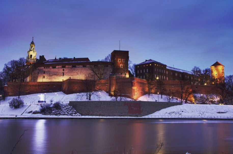 Wawel zimą /Malwina Zaborowska /RMF FM