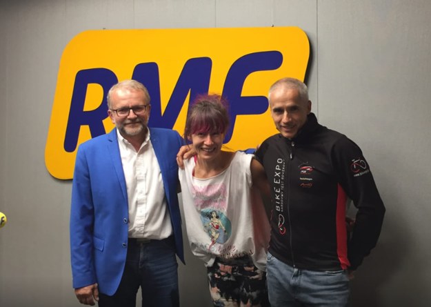 Wawrzyniec Kuc, Urszula Gwiazda i Walerian Romanowski w studiu RMF FM /Nicole Makarewicz /RMF FM