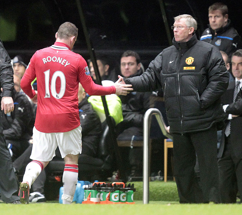 Wayne Rooney i Alex Ferguson /AFP
