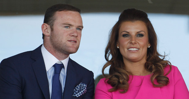 Wayne Rooney z żoną /Christopher Furlong /Getty Images