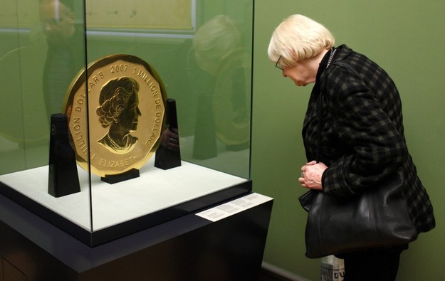 Ważąca 100 kg złota moneta 'Big Maple Leave' została skradzione z Bodemuseum /Marcel Mettelsiefen /PAP/EPA