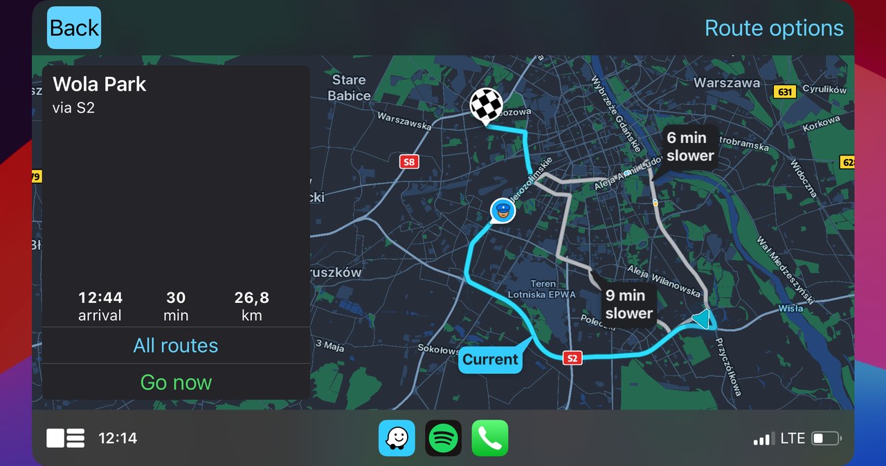 Waze z nową aktualizacją. Teraz droga będzie wyraźniejsza /Jan Guss-Gasiński /INTERIA.PL