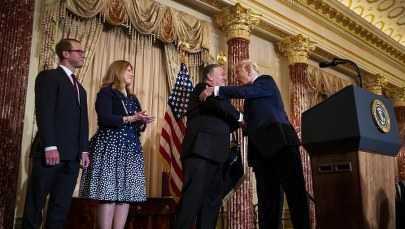 Ważny gest Donalda Trumpa. "On zasłużył na mój szacunek"