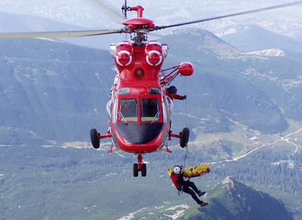Ważnym elementem nowego serialu będą brawurowe akcje górskich ratowników / fot. www.topr.pl /