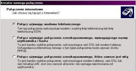 Wbrew pozorom wybieramy tutaj modem telefoniczny /PCArena.pl