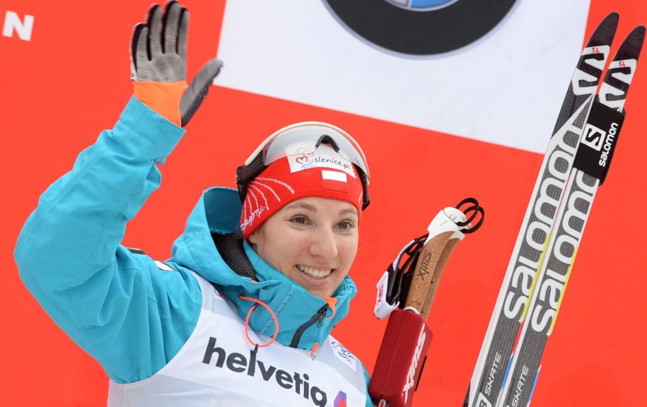 Wczoraj Sylwia Jaśkowiec stanęła na podium /Hendrik Schmidt /PAP/EPA