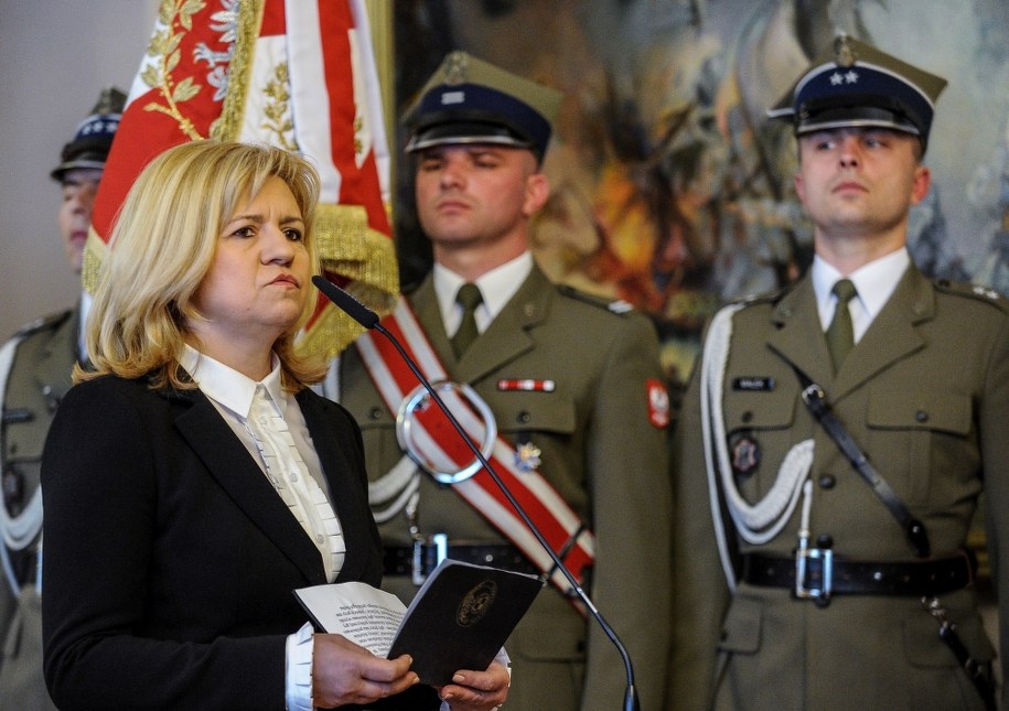 Wdowa po dowódcy Sił Powietrznych gen. Andrzeju Błasiku - Ewa Błasik /Marcin Obara /PAP