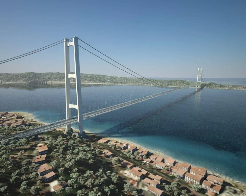 We Włoszech powstanie most dłuższy od tureckiego Çanakkale 1915, który łączy Europę z Azją /webuildgroup.com /materiały prasowe