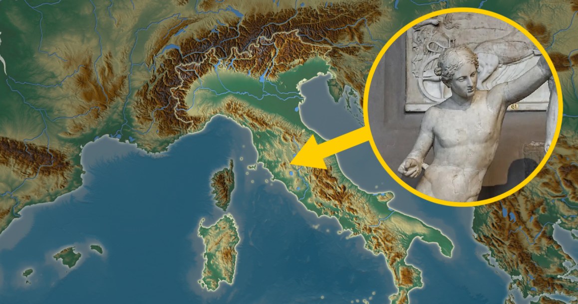 We Włoszech ze starożytnych term wydobyto niezwykły starożytny posąg Apolla /Platforma X (Twitter): Antigua Roma al Día /123RF/PICSEL