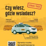 We Wrocławiu rusza kampania "Legalna taksówka"