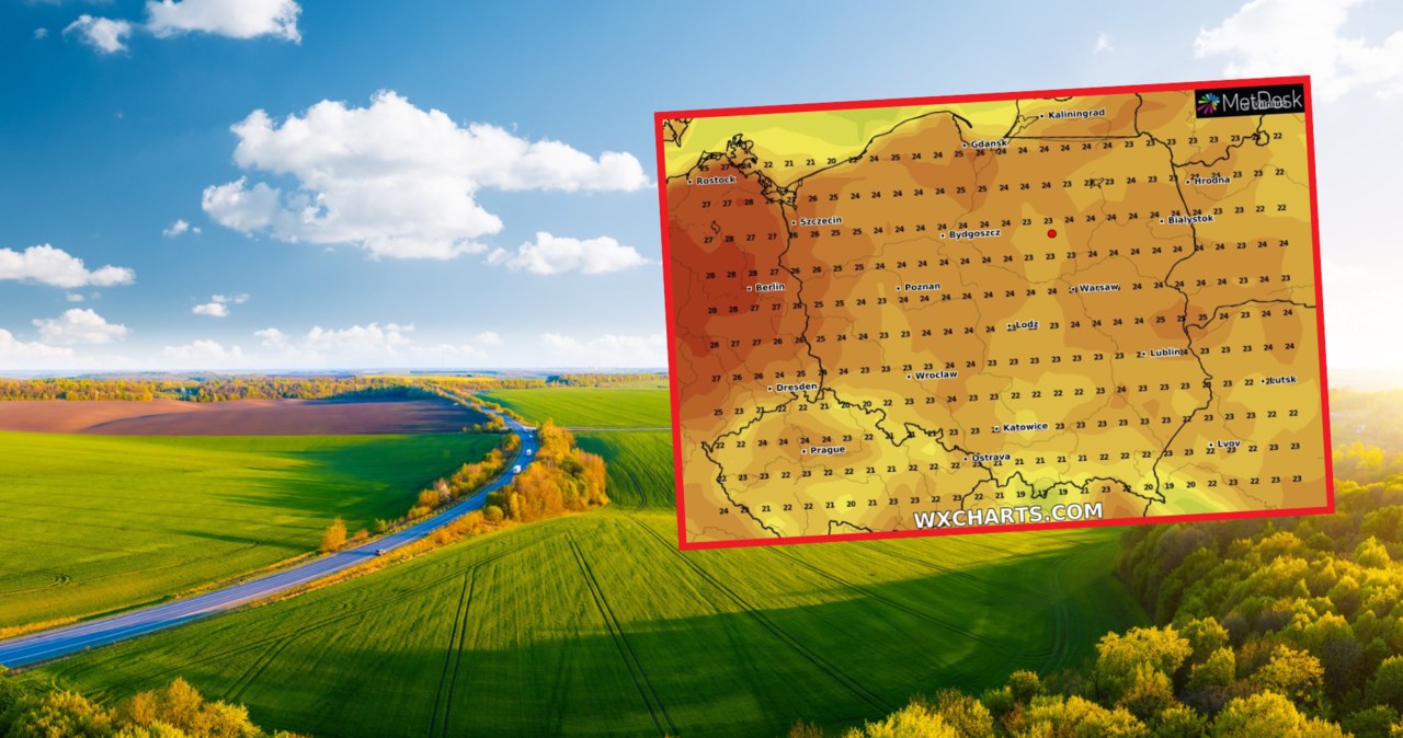 We wtorek będzie pogodnie i słonecznie. Najcieplej będzie na zachodzie. Pod koniec tygodnia mogą też nadejść upały /123rf/wxcharts /