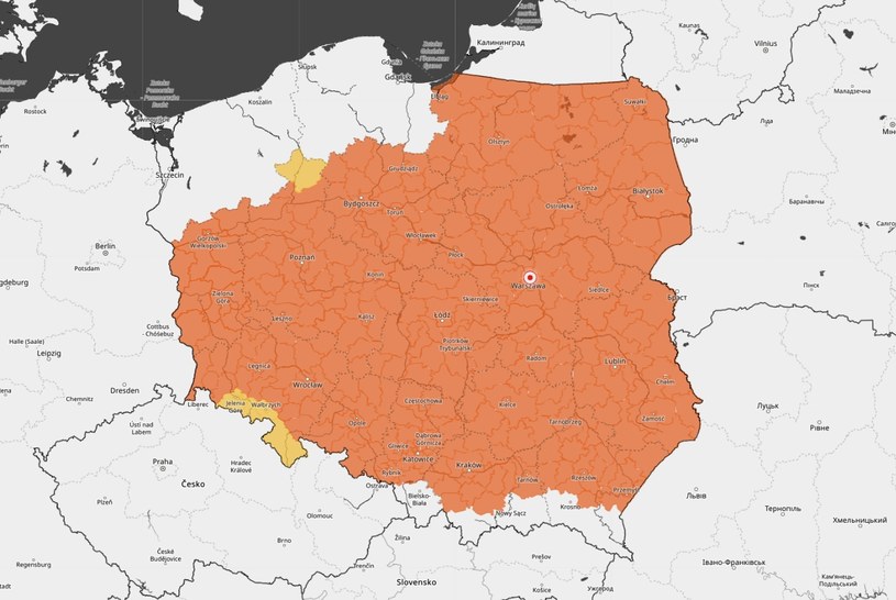 We wtorek i środę w niemal całej Polsce obowiązują ostrzeżenia IMGW drugiego stopnia przed upałami /IMGW /materiały prasowe