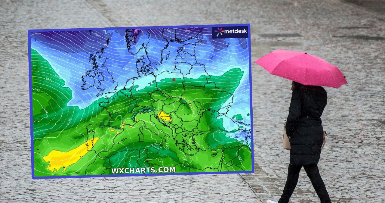 We wtorek niż Xavi i wyż Fiona I ukształtują pogodę w Polsce. Na południu kraju będzie cieplej, z temperaturami sięgającymi nawet 12 st. C. Wydano alerty IMGW dotyczące silnego wiatru /neydt/123rf/WXCHARTS /
