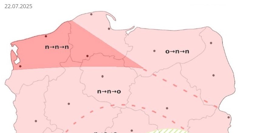 We wtorek w większości kraju będą panowały niekorzystne warunki /IMGW /