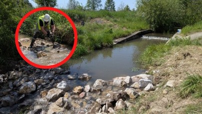 ​Wędkarze "naprawiają" Sankę. Trwa renaturyzacja tej rzeki