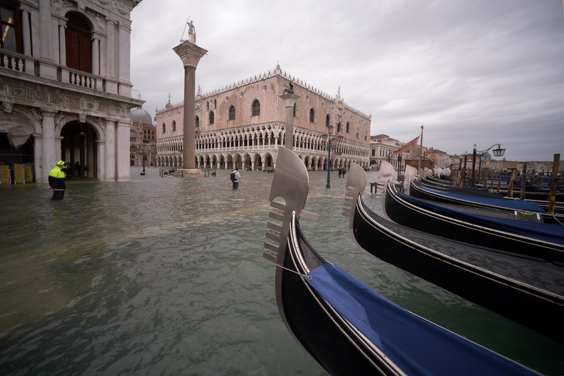 Według Climate Central Wenecja zostanie całkowicie zalana do 2050 roku /FILIPPO MONTEFORTE /AFP