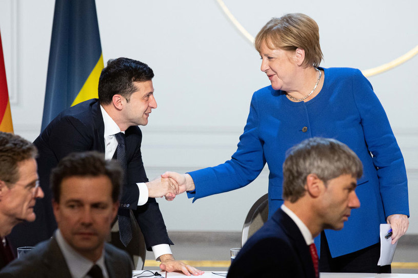 Według doniesień medialnych Angela Merkel miała blokować zakup broni przez Ukrainę /Bloomberg / Contributor /Getty Images