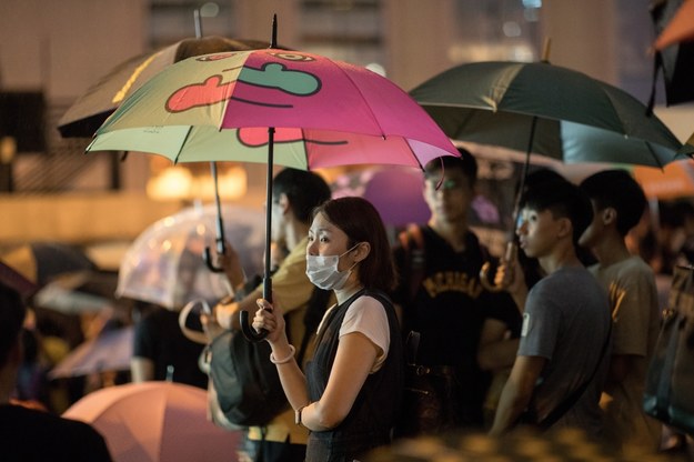 Według organizatorów w demonstracji w parku Chater Garden w centrum Hongkongu wzięło udział ponad 40 tys. osób /JEROME FAVRE /PAP/EPA