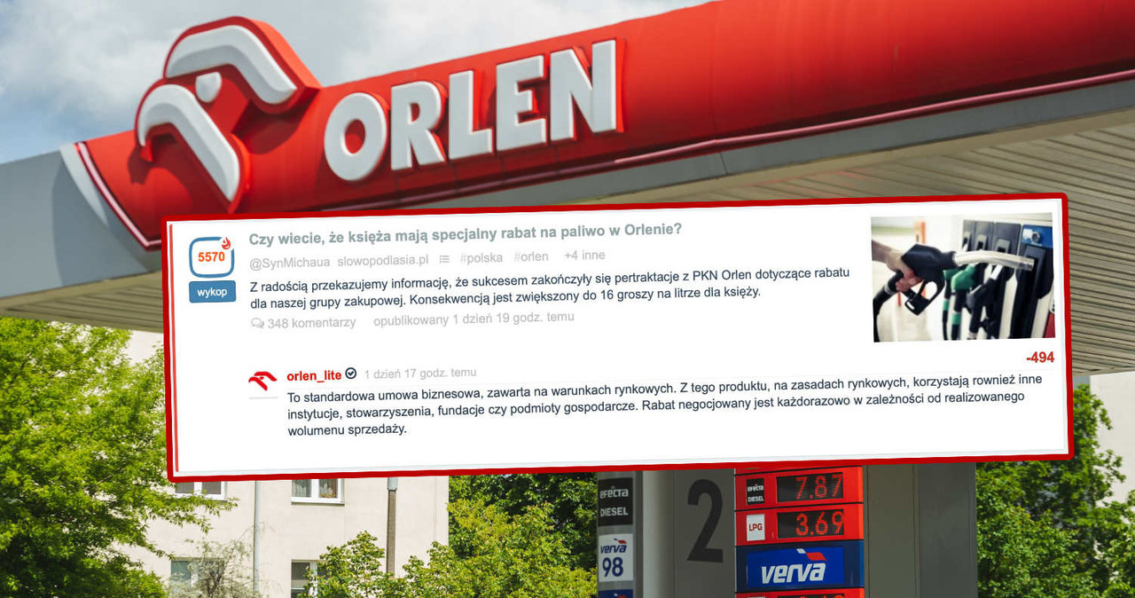 Według PKN Orlen rabat dla księży to standardowa umowa biznesowa /Karol Makurat /East News