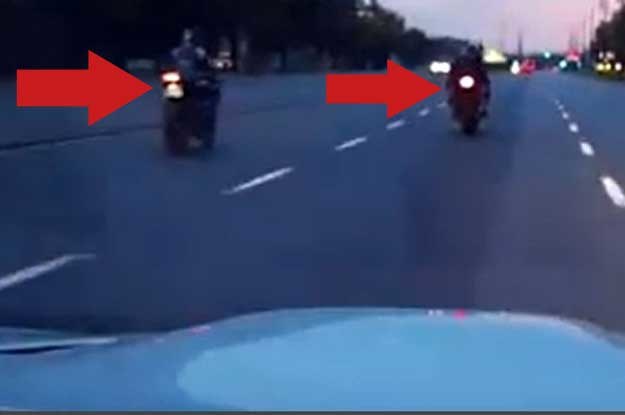 Według śledczych, w trakcie wyścigu z "Frogiem" ulicami stolicy sposób jazdy motocyklistów, podobnie jak w przypadku Roberta N., był bardzo agresywny /Informacja prasowa