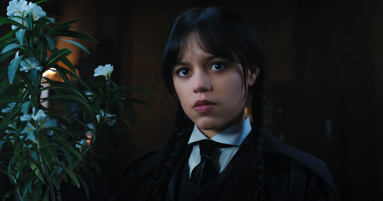 "Wednesday": Jenna Ortega jako tytułowa bohaterka /Netflix /materiały prasowe