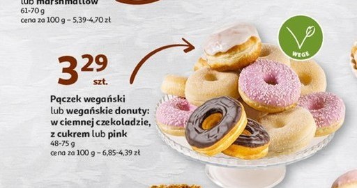 Wegańskie pączki i donuty w Auchan! /Auchan /INTERIA.PL