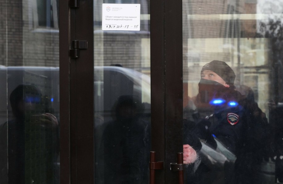 Wejście do budynku, w którym postrzelony został rosyjski generał /IMAGO/Grigory Sysoev/Imago Stock and People /East News