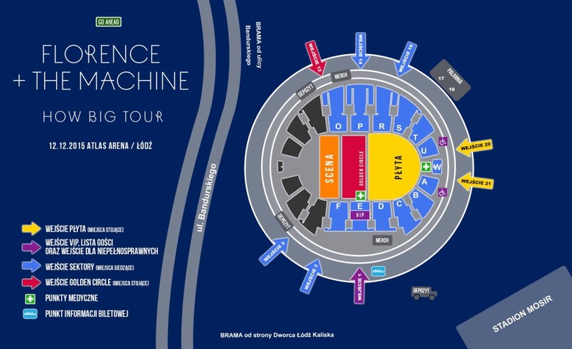 Wejście na koncert Florence & The Machine w Łodzi /&nbsp /