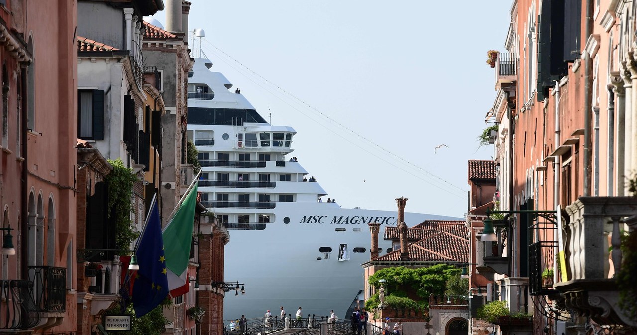 Wenecja - MSC Magnifica w 2019 roku... /AFP