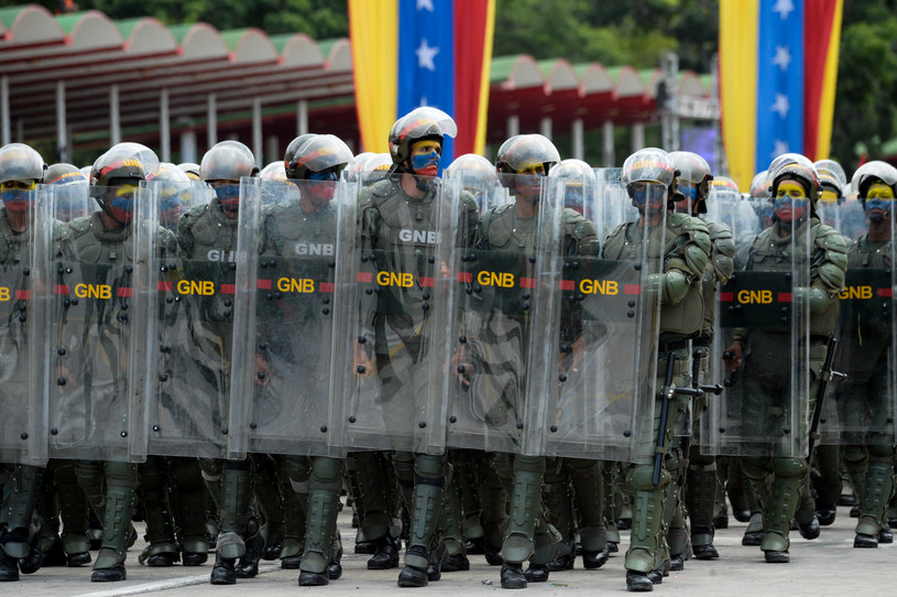 Wenezuelska Gwardia Narodowa /Federico Parra /AFP