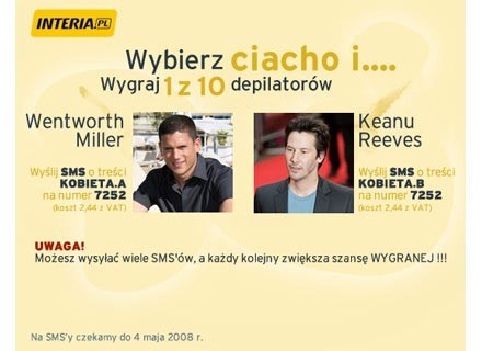 Wentworth Miller czy Keany Reeves? /INTERIA.PL