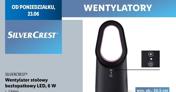 Wentylatory bezłopatkowe w Lidlu /Lidl /INTERIA.PL